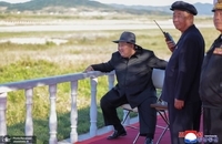 رهبر کره شمالی بر آزمایش پهپادها نظارت کرد (6)