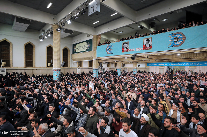 دیدار هزاران نفر از مردم آذربایجان شرقی با رهبر معظم انقلاب