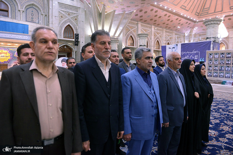 تجدید میثاق رئیس و مدیران سازمان نظام پرستاری کشور با آرمان های حضرت امام(س)