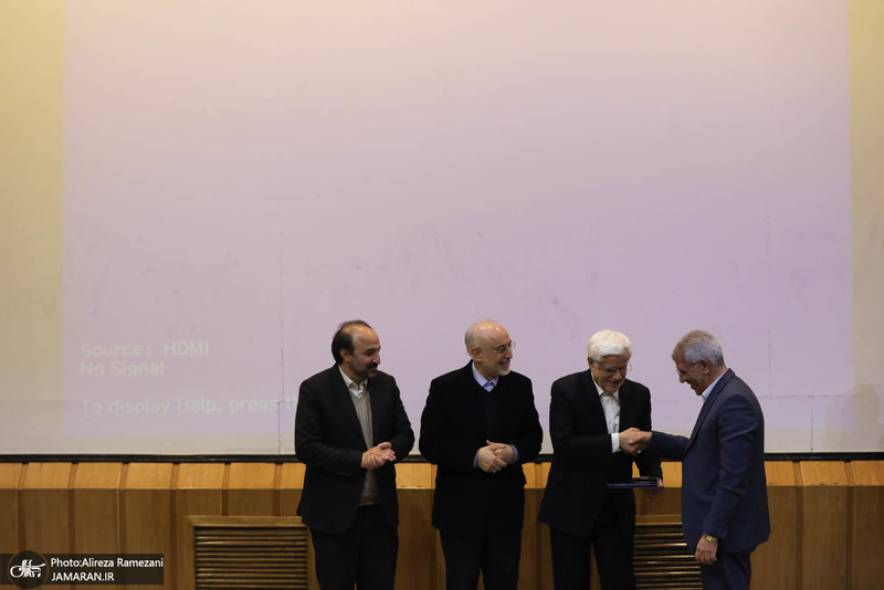 مراسم استاد ممتازی دانشگاه صنعتی شریف با حضور عارف