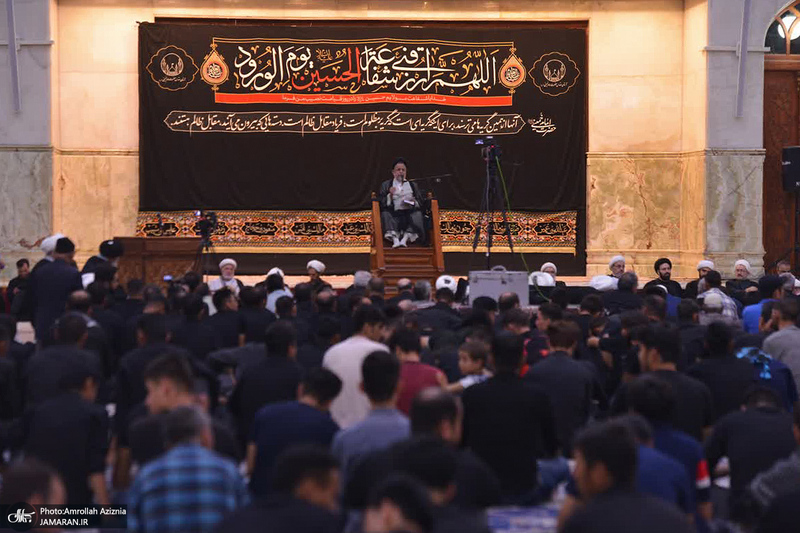 مراسم عزاداری شب عاشورای حسینی (ع) در حرم امام خمینی (س)