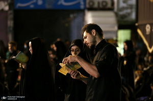 مراسم احیای شب بیست و یکم ماه رمضان در حرم مطهر حضرت معصومه (س)