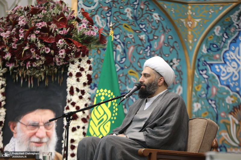 مراسم چهلم شهیدان لاریجانی در حرم مطهر حضرت معصومه (س)