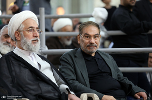 حضور شخصیت‌های سیاسی و مسئولان کشوری و لشکری در مراسم سالگرد ارتحال حضرت امام خمینی (س) -1