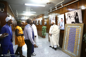 بازدید جمعی از طلاب کشورهای آفریقایی از جماران‎‎