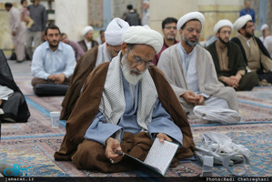مراسم بزرگداشت هفتمین روز ارتحال مرحوم حجت‌الاسلام و المسلمین احمد احمدی در مسجد اعظم قم