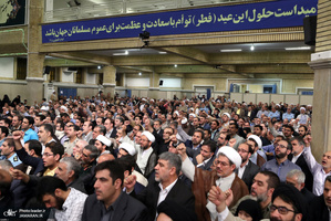 دیدار مسئولان نظام و سفرای کشورهای اسلامی با رهبر معظم انقلاب