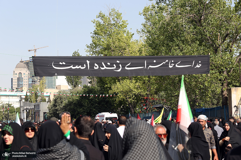 مراسم وداع با رهبر شهید انقلاب در مصلی تهران- 11