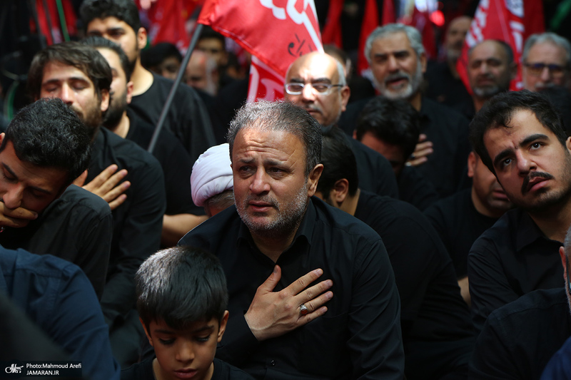 عزاداری ظهر عاشورا در جوار مقتل رهبر شهید انقلاب