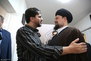 دیدار وزیر راه و شهر سازی با سید حسن خمینی