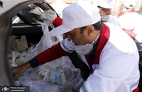 توزیع 25 هزار بسته بهداشتی مقابله با کرونا توسط هلال احمر