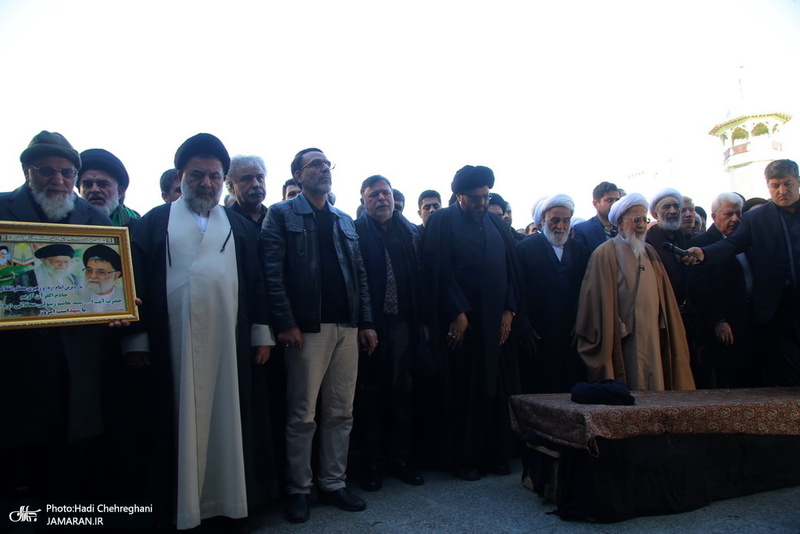 مراسم تشییع و خاکسپاری آیت الله سید هاشم رسولی محلاتی(ره) در قم