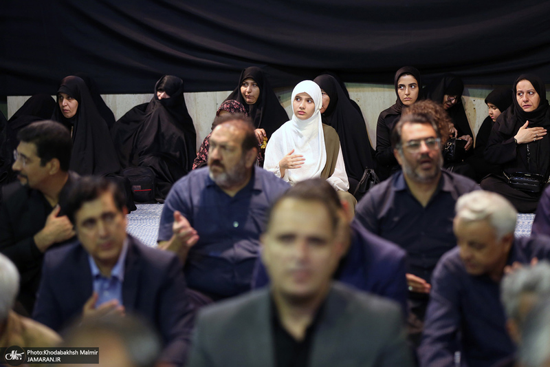 مراسم عزاداری هیئت جامعه اسلامی ورزشکاران در حسینیه جماران