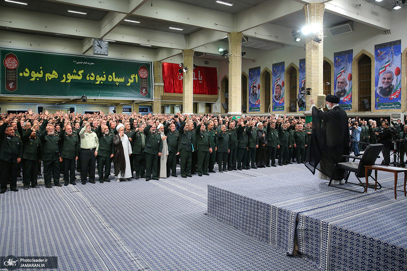 دیدار فرماندهان سپاه پاسداران با فرمانده کل قوا
