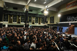 دومین شب مراسم عزاداری حضرت اباعبدالله الحسین(ع) با حضور رهبر معظم انقلاب 