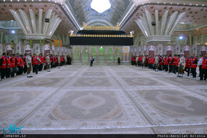 تجدید میثاق آتش نشانان تهران با آرمان های حضرت امام(س)