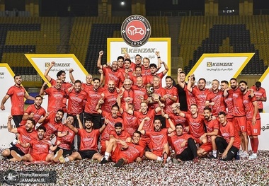 گزارش تصویری از جشن قهرمانی تراکتور در سوپرجام 