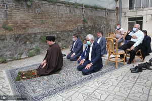 دیدار دبیر کل و اعضای شورای مرکزی حزب اعتماد ملی با سید حسن خمینی