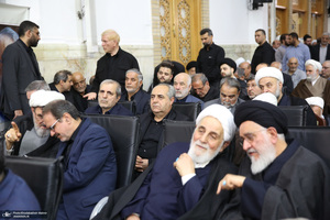 مراسم چهلم شهیدان لاریجانی در حرم مطهر حضرت معصومه (س) -2