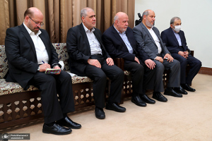 دیدار رئیس دفتر سیاسی جنبش مقاومت اسلامی فلسطین حماس با رهبر معظم انقلاب