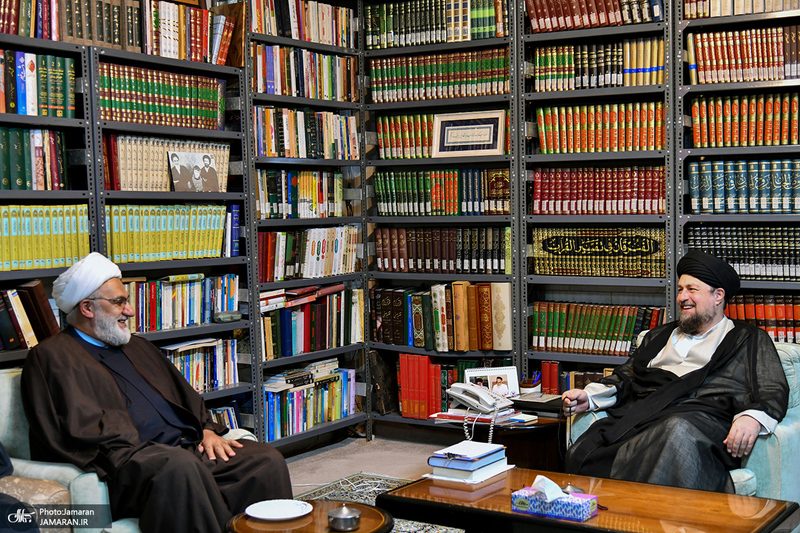 دیدار مدیر حوزه علمیه خراسان با سید حسن خمینی