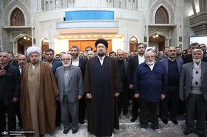 دیدار رئیس، مدیران و جمعی از کارکنان کمیته امداد امام خمینی (ره) با سید حسن خمینی