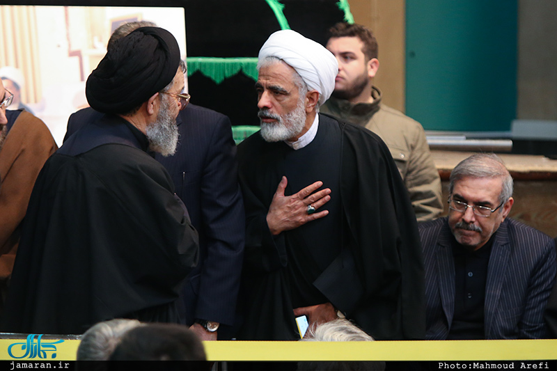 مراسم وداع با پیکر آیت الله هاشمی رفسنجانی(ره) در حسینیه جماران