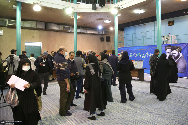 حضور سید یاسر خمینی در  انتخابات مجلس شورای اسلامی و مجلس خبرگان رهبری