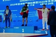 عذرخواهی وزنه بردار ایرانی بعد از مصدومیت و کسب دو مدال طلا و برنز