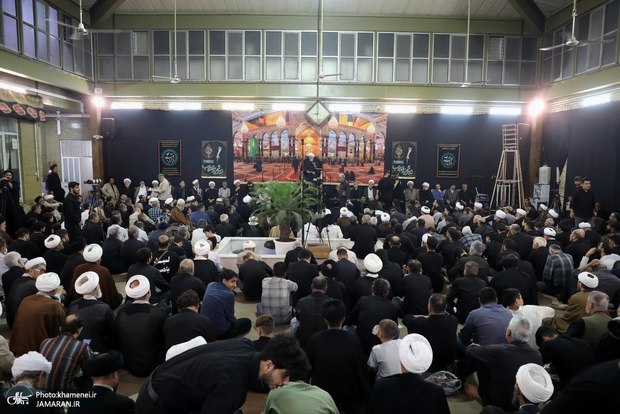 مراسم بزرگداشت رهبر شهید انقلاب از سوی آیت‌الله العظمی سیستانی در قم برگزار شد