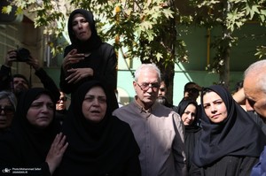 مراسم تشییع ثمینه باغچه‌بان