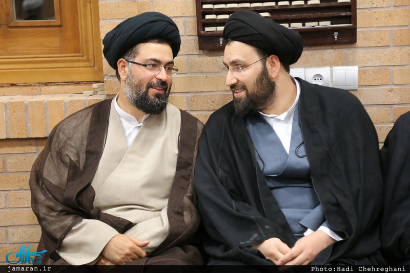 مراسم بزرگداشت والده آیت الله واعظ موسوی در بیت علامه طباطبایی قم