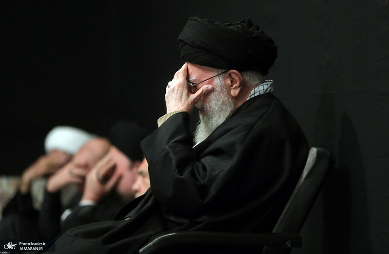 آخرین شب مراسم عزاداری شهادت حضرت فاطمه‌زهرا (س) در حسینیه امام خمینی