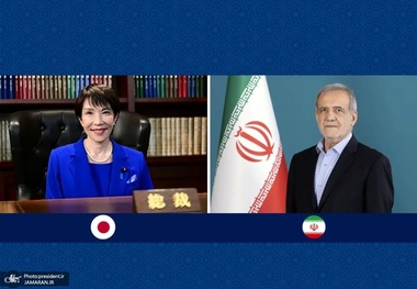 پزشکیان به تاکه ایچی: ناامنی در خلیج فارس و تنگه هرمز نتیجه تجاوزگری آمریکا و رژیم صهیونیستی است/ راهزنی دریایی آمریکا علیه کشتی‌های ایران باید صریحاً محکوم  و متوقف شود/ ایران آماده تداوم دیپلماسی در صورت توقف رویکرد زیاده‌خواهانه آمریکاست