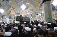 پیکر آیت الله روحانی در قم تشییع و تدفین شد (13)