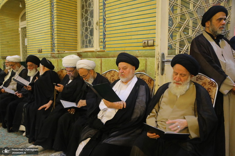 مراسم بزرگداشت همسر مرحوم آیت الله سید حسن طاهری خرم آبادی 
