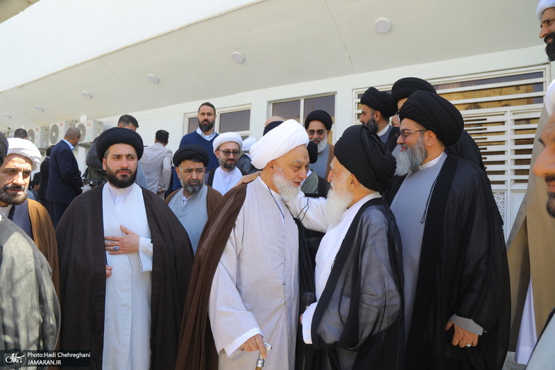 مراسم افتتاح حسینیه آیت الله العظمی بروجردی (ره) در شهر سامرا