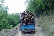 کشف 2 تن چوب آلات جنگلی قاچاق در میاندورود