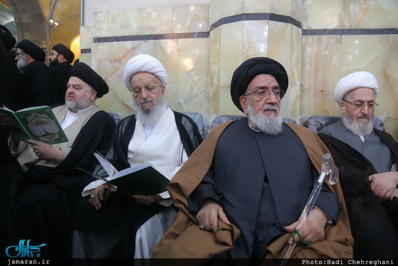 مراسم بزرگداشت آیت الله سید مهدی ابن الرضا(ره) در مسجد اعظم قم