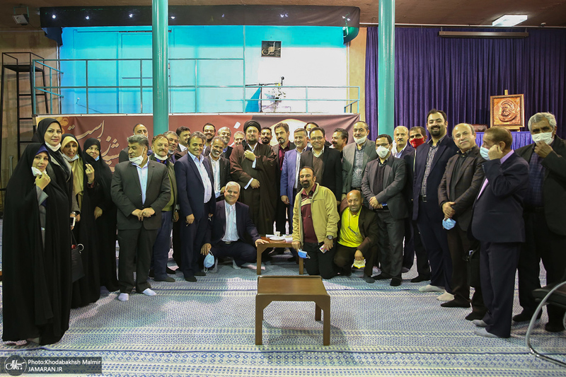 دیدار دبیر کل و اعضای حزب مردم سالاری با سید حسن خمینی