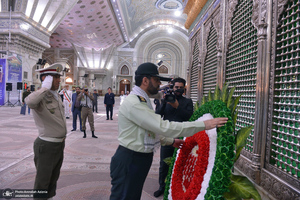 تجدید میثاق دانشجویان و فرماندهان دانشگاه افسری و تربیت پلیس امام حسن مجتبی‎‎ (ع) با آرمان حضرت امام خمینی (س)