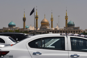 خدمت‌رسانی آستان حضرت امام خمینی(س) به زائران مراسم بدرقه و تشییع رهبر شهید-2