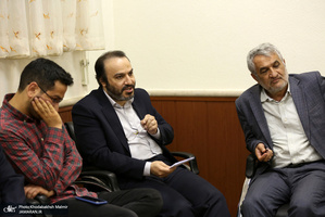 دیدار شورای مرکزی انجمن اسلامی فارغ التحصیلان دانشکده فنی دانشگاه تهران با سید حسن خمینی