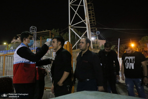 عزاداری حضرت اباعبدالله حسین(ع) در هیات خادم الرضا(ع) قم