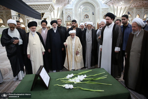 تجدید میثاق هیأت رئیسه و اعضای مجلس خبرگان رهبری با آرمان های امام خمینی(س)