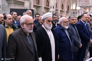 مراسم تجدید میثاق امدادگران کمیته امداد امام خمینی (س) با آرمان های بنیانگذار جمهوری اسلامی ایران