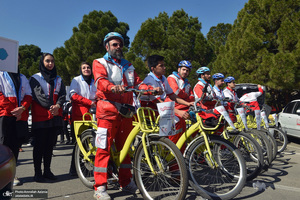آئین آغاز طرح ملی خدمات نوروزی جمعیت هلال احمر در جوار حرم مطهر امام خمینی (س)