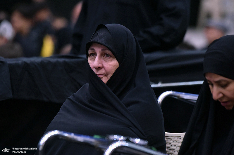 مراسم عزادارای شب عاشورا در حرم مطهر امام خمینی