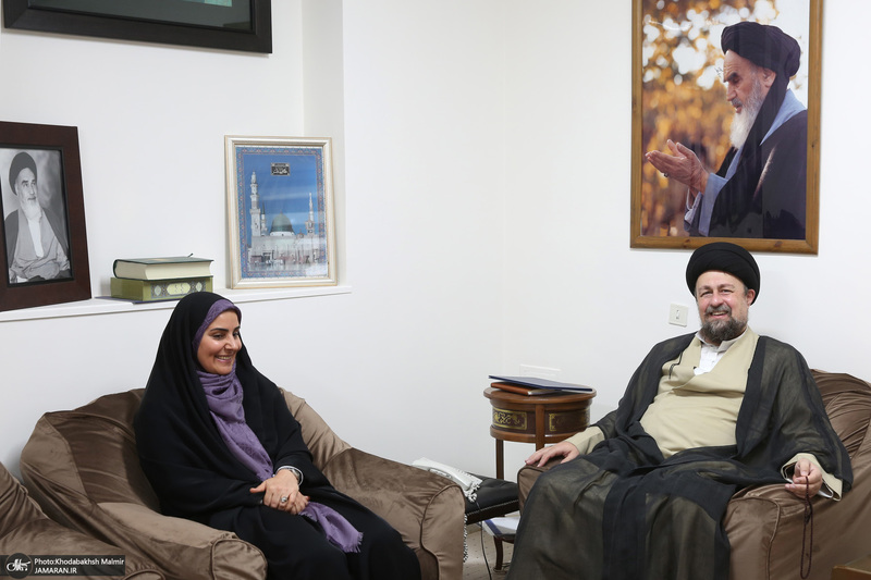 دیدار وزیر راه و شهرسازی با سید حسن خمینی