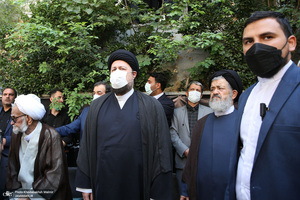 مراسم تشییع پیکر حجت الاسلام و المسلمین سید محمود دعایی از موسسه اطلاعات